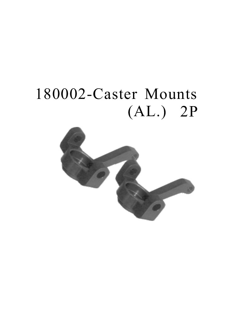 RADIOKONTROL - RK Caster Mounts (Al.) 2P