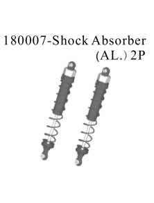 RADIOKONTROL - Aluminum Shock Absorber Orange (2)