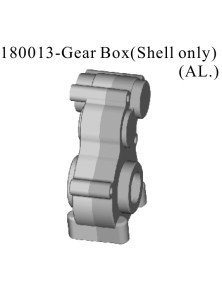 RADIOKONTROL - RK Gear Box Green (Shell Only)(Al.)