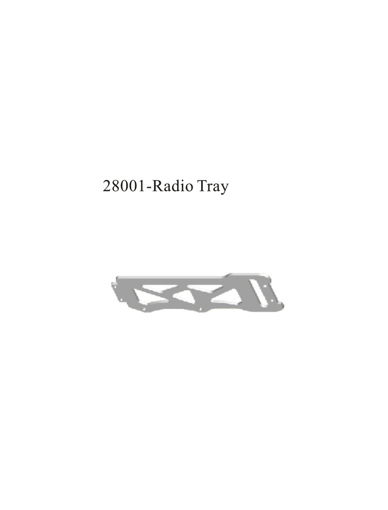 RADIOKONTROL - RK Radio tray (CODICE ALTERNATIVO RKO28017)