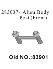 RADIOKONTROL - Alum. Body Post (Front)