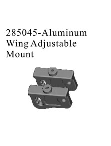 RADIOKONTROL - RK Aluminium wing adjustable mount