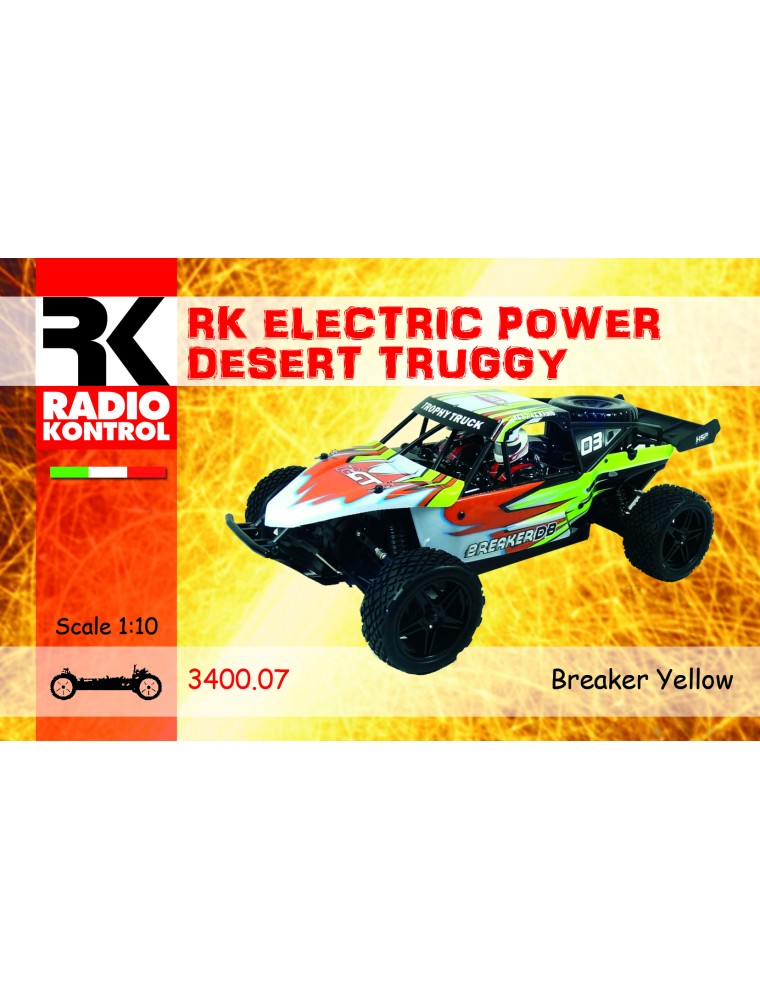 RADIOKONTROL - 1/10 Auto radiocomandata elettrica Desert Buggy 4wd