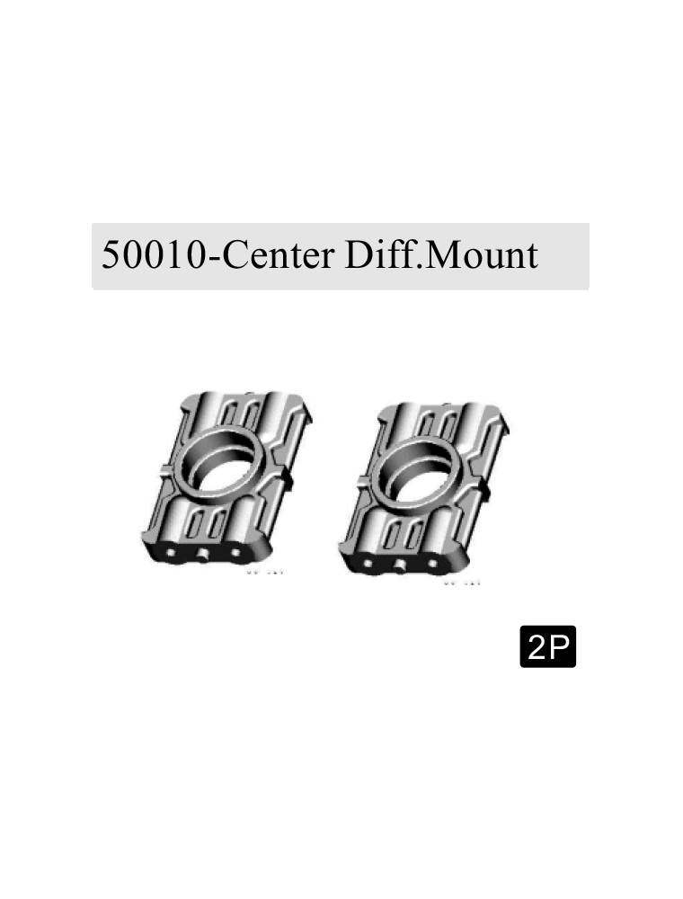 RADIOKONTROL - RK Center diff. mount