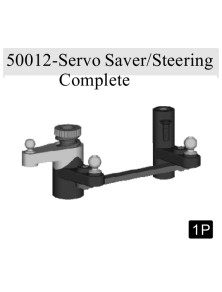 RADIOKONTROL - RK Servo saver/steering complete