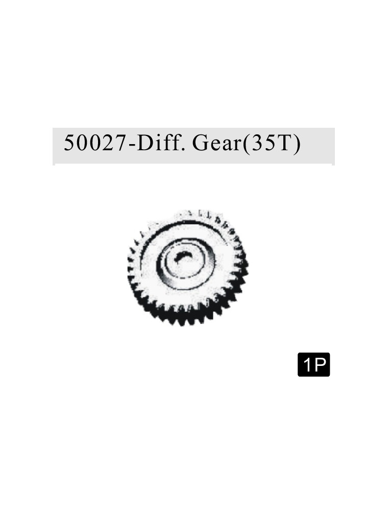 RADIOKONTROL - RKO DIFF. GEAR (35T)