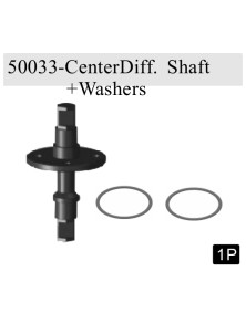 RADIOKONTROL - RK Center diff. shaft+washers