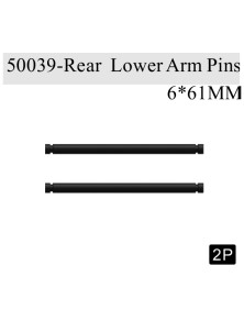 RADIOKONTROL - RK Rear lower arm pins 6*61mm