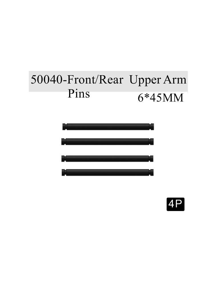 RADIOKONTROL - RK Front/rear upper arm 6*45mm