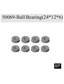 RADIOKONTROL - RK Ball bearings (24*12*6) 8 pc