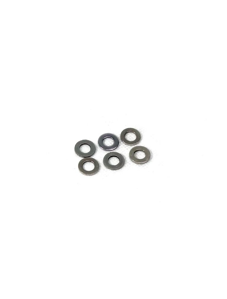 RADIOKONTROL - RK Second way gear washer 6*12*1.5mm (6 pc)