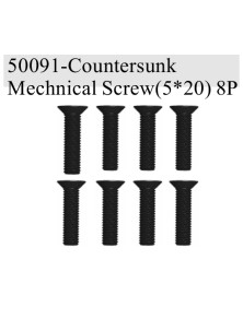 RADIOKONTROL - RK Countersunk mechnical screw (5*20) 8 pc