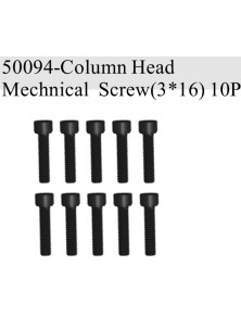 RADIOKONTROL - RK Column head mechnical screw (3*16) 10 pc