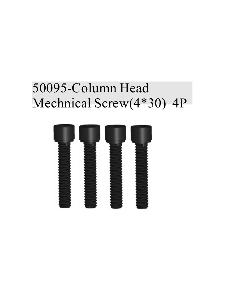 RADIOKONTROL - RK Column head mechnical screw (4*30) 4 pc