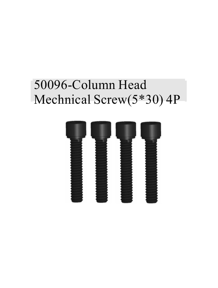 RADIOKONTROL - RK Column head mechnical screw (5*30) 4 pc