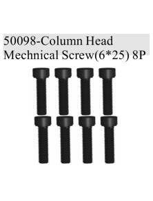 RADIOKONTROL - RK Column head mechnical screw (6*25) 8 pc