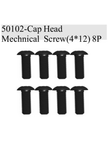 RADIOKONTROL - RK Cap head mechnical screw (4*12) 8 pc