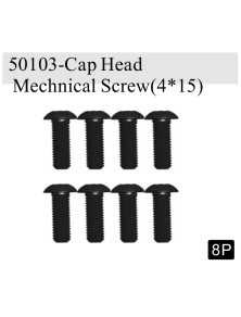 RADIOKONTROL - RK Cap head mechnical screw (4*15) 8 pc