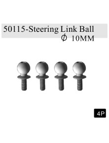 RADIOKONTROL - RK Steering link ball 10mm (4 pc)