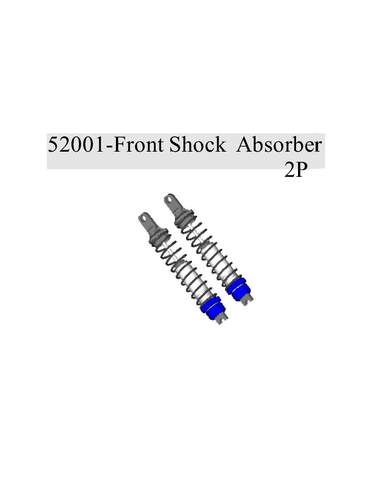 RADIOKONTROL - RK Front Shock Absorber (2 pc)