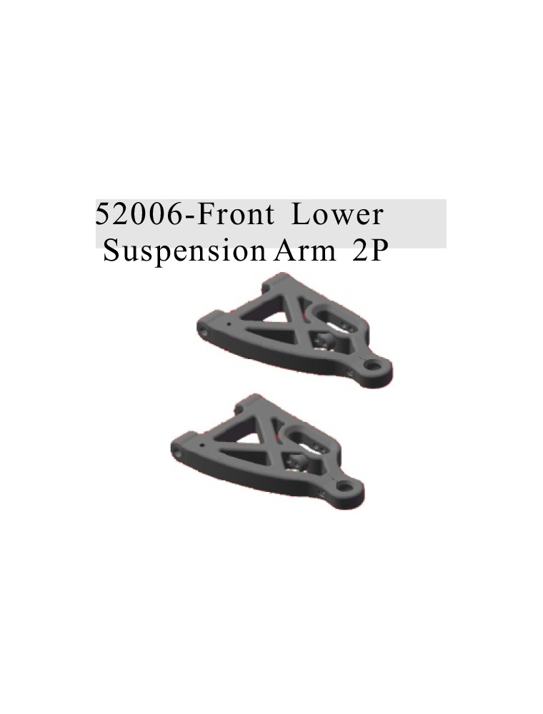 RADIOKONTROL - RK Front Lower Suspension Arm (2 p.)