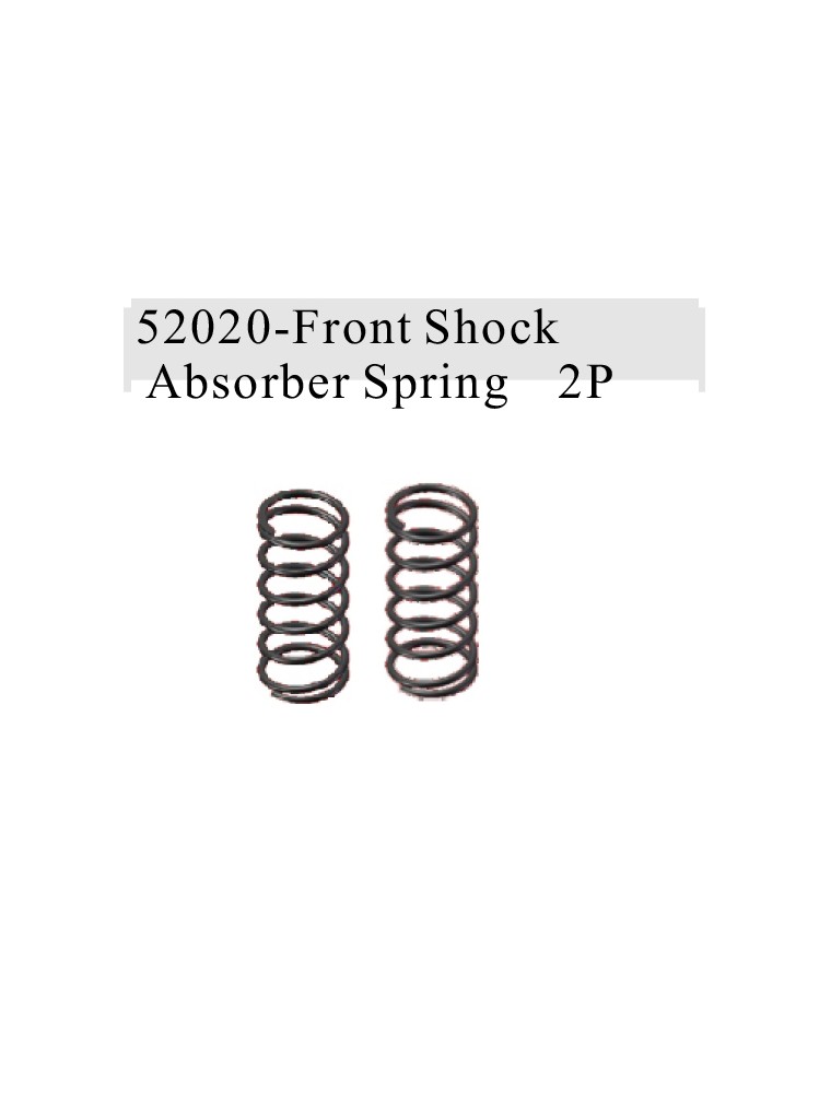 RADIOKONTROL - RK Front Shock Absorber Spring (2 pc)