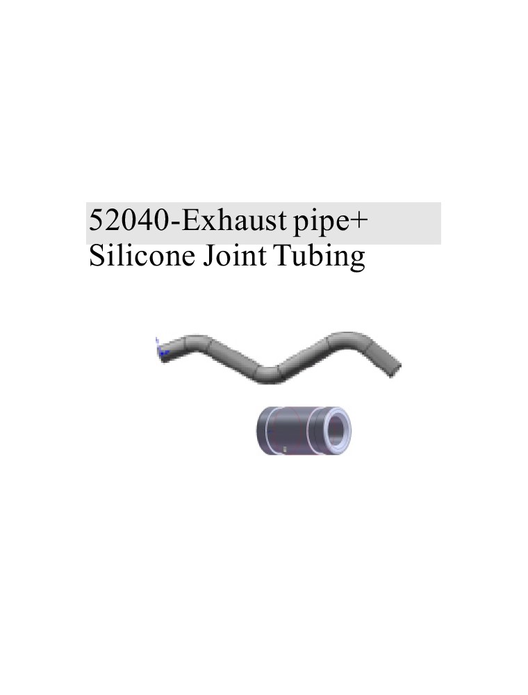 RADIOKONTROL - RK Exhaust pipe+Silicone Joint Tubing