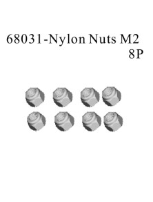 RADIOKONTROL - RK Nylon Nuts M2