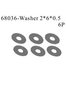 RADIOKONTROL - RK WASHER 2X6X0,5