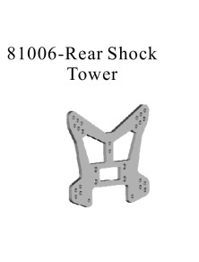 RADIOKONTROL - RK Rear shock tower