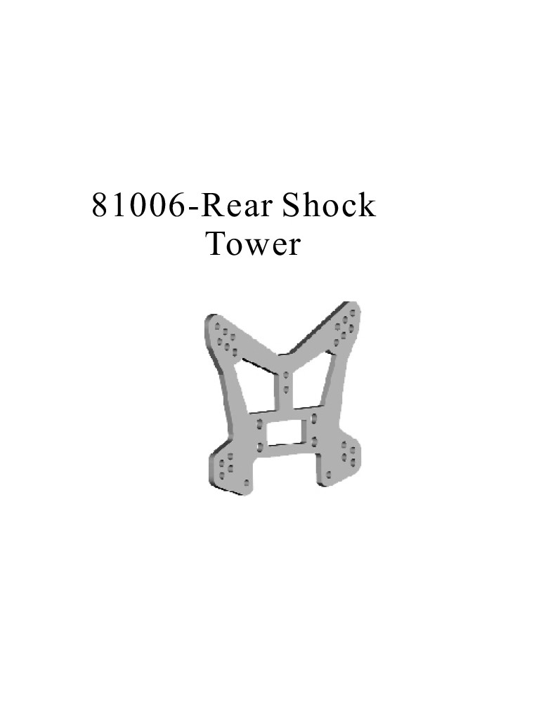 RADIOKONTROL - RK Rear shock tower