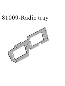 RADIOKONTROL - RK Radio tray