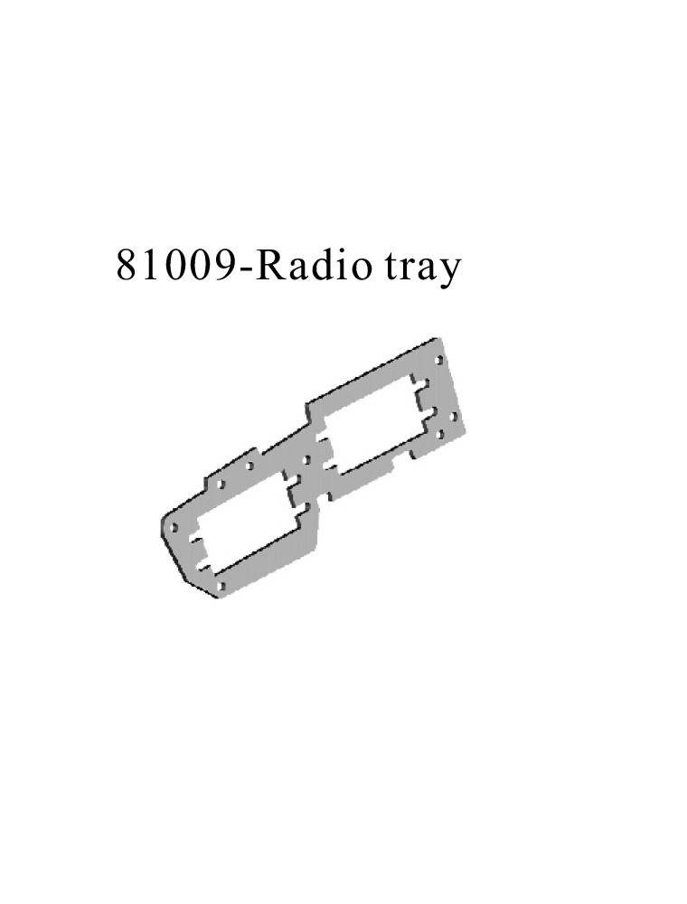 RADIOKONTROL - RK Radio tray