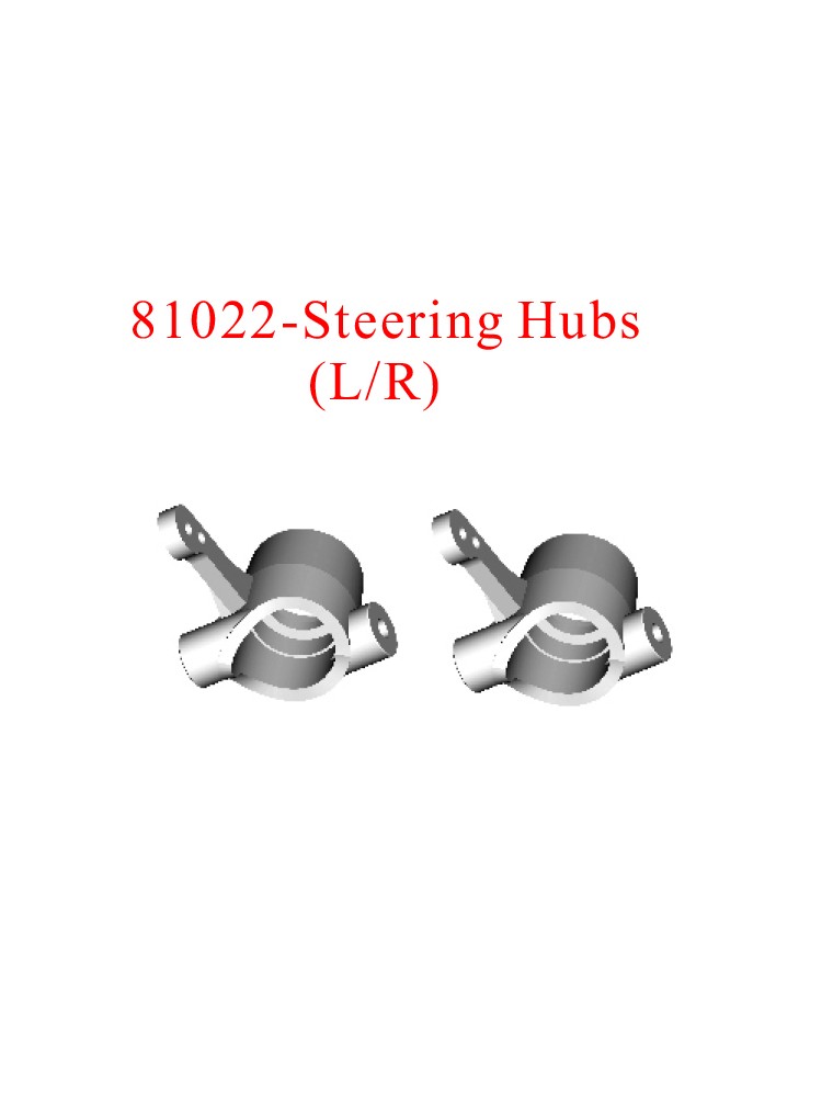 RADIOKONTROL - RK Steering Hubs (L/R)