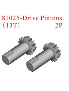 RADIOKONTROL - RK Drive pinions (2 pc)