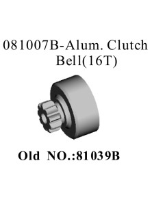 RADIOKONTROL - RK Aluminium clutch bell (16T)