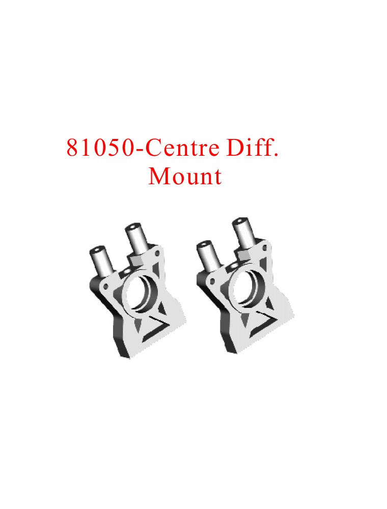 RADIOKONTROL - RK Centre diff. mount