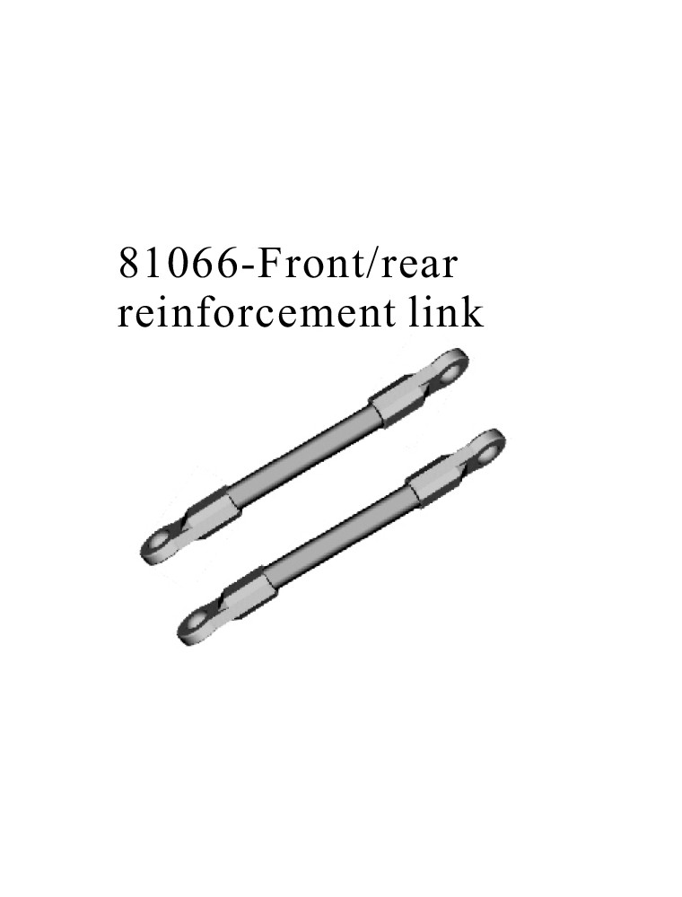 RADIOKONTROL - RK Front/rear arms (2 pc)