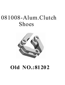 RADIOKONTROL - RK Aluminium clutch shoes