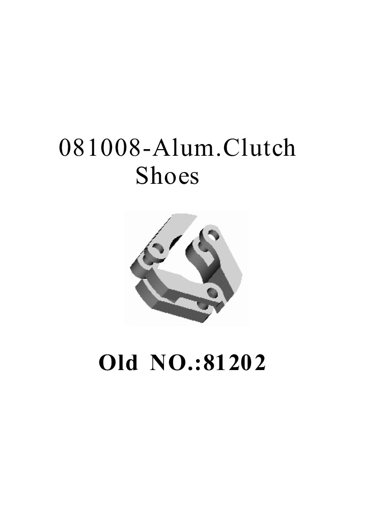 RADIOKONTROL - RK Aluminium clutch shoes