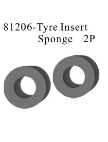 RADIOKONTROL - RK Tyre insert sponge (2 pc)