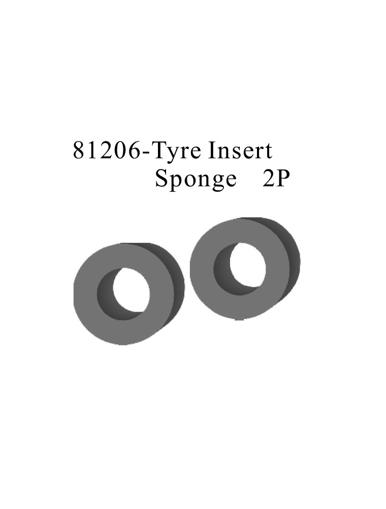 RADIOKONTROL - RK Tyre insert sponge (2 pc)