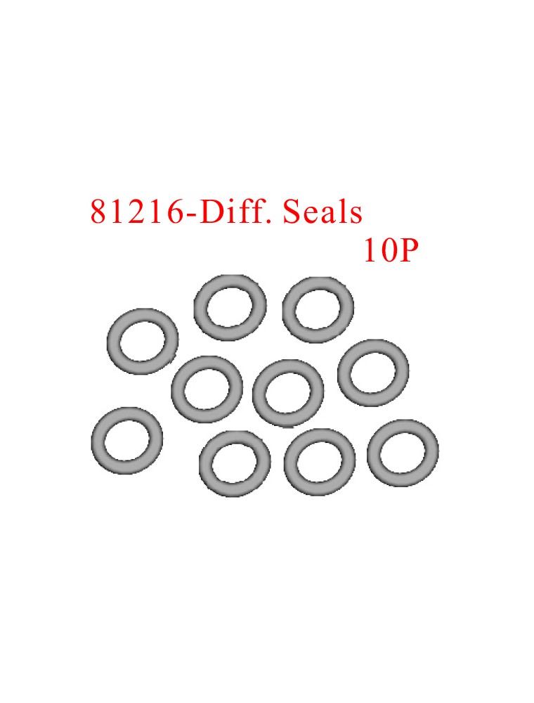 RADIOKONTROL - RK Diff. seals (8 pc)