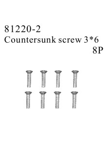 RADIOKONTROL - RK Countersunk screw 3*6 (8 pc)