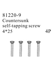 RADIOKONTROL - RK Countersunk self-tapping screw 4*25 (4 pc)