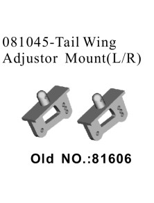 RADIOKONTROL - RK Aluminium tail wing adjustor mount (L+R)