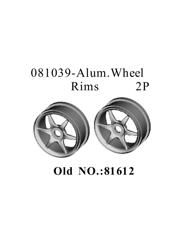 RADIOKONTROL - RK Aluminium wheel rims