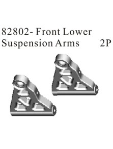 RADIOKONTROL - RKO FRONT LOWER SUSPENSION ARMS