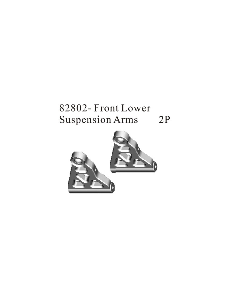 RADIOKONTROL - RKO FRONT LOWER SUSPENSION ARMS