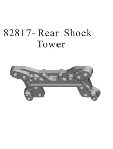 RADIOKONTROL - RK Rear shock tower